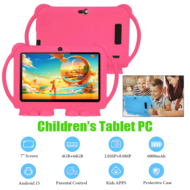 Kids Education Tablet - جهاز لوحي للأطفال 7 بوصة مع
