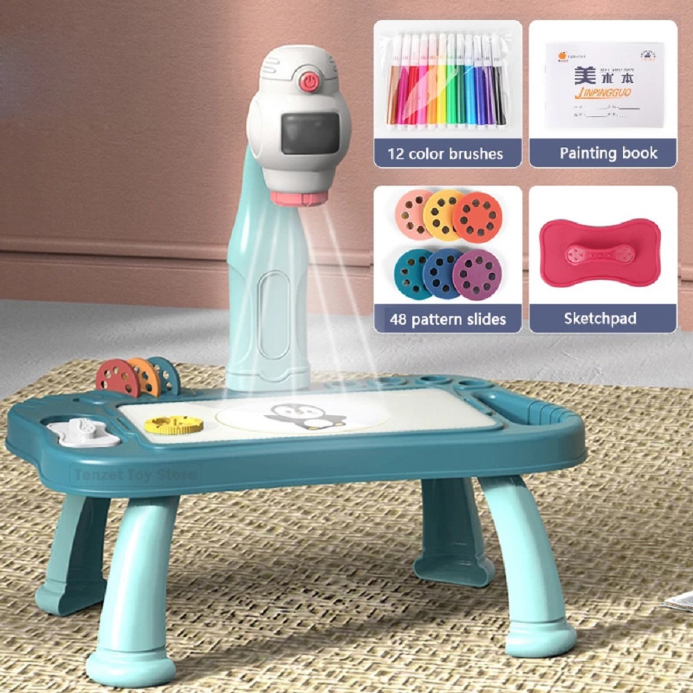 الأطفال جهاز عرض (بروجكتور) لي - مراجعة Drawing Projector Kids وسعره