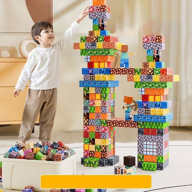 مكعبات البناء المغناطيسية من م - مراجعة Kids Education World وسعره