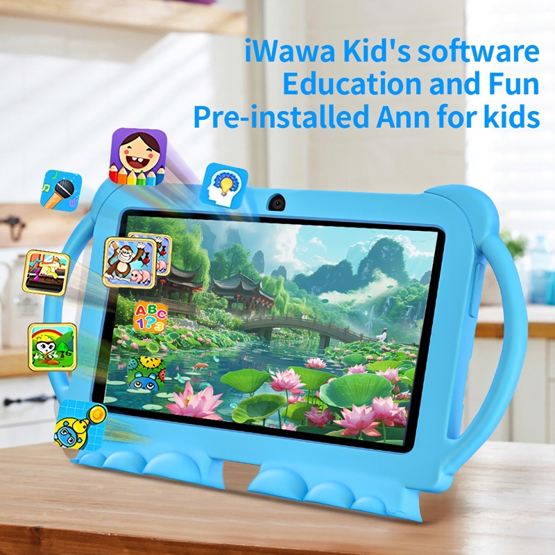 جهاز لوحي للأطفال 7 بوصة مع غط - مراجعة Kids Education Tablet وسعره