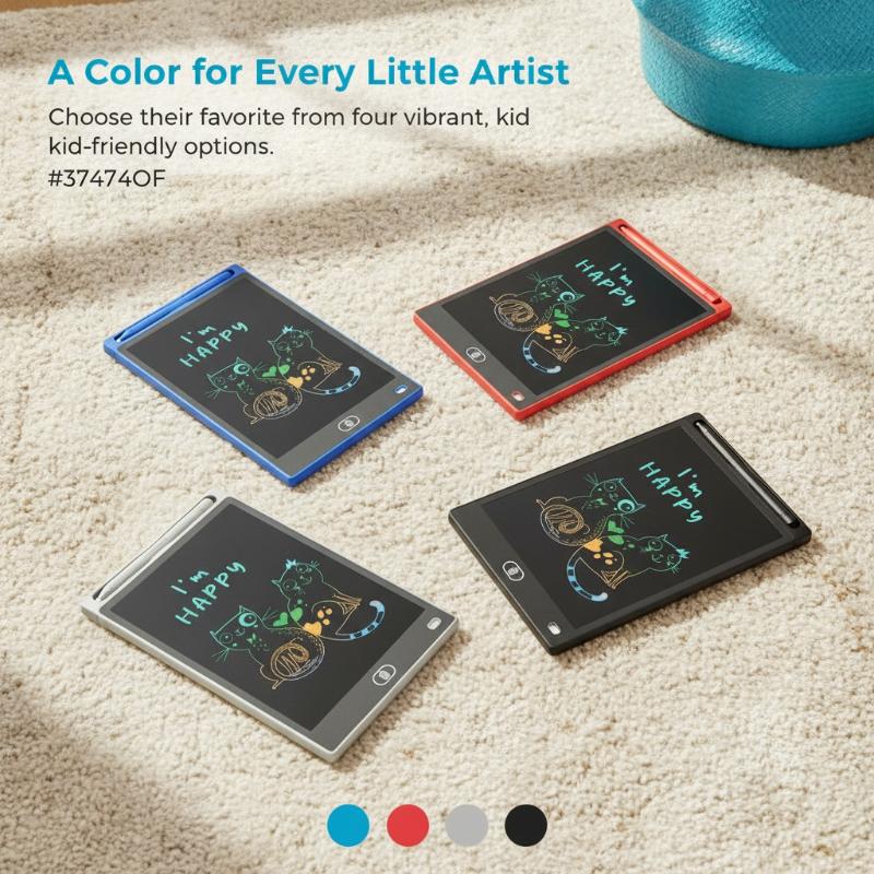 لوح رسم وكتابة LCD مقاس 6.5 بو - مراجعة Kids Education Tablet وسعره