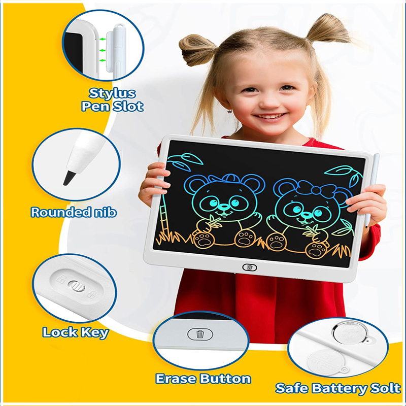 لوح رسم إلكتروني بشاشة LCD مقا - مراجعة Kids Education Tablet وسعره