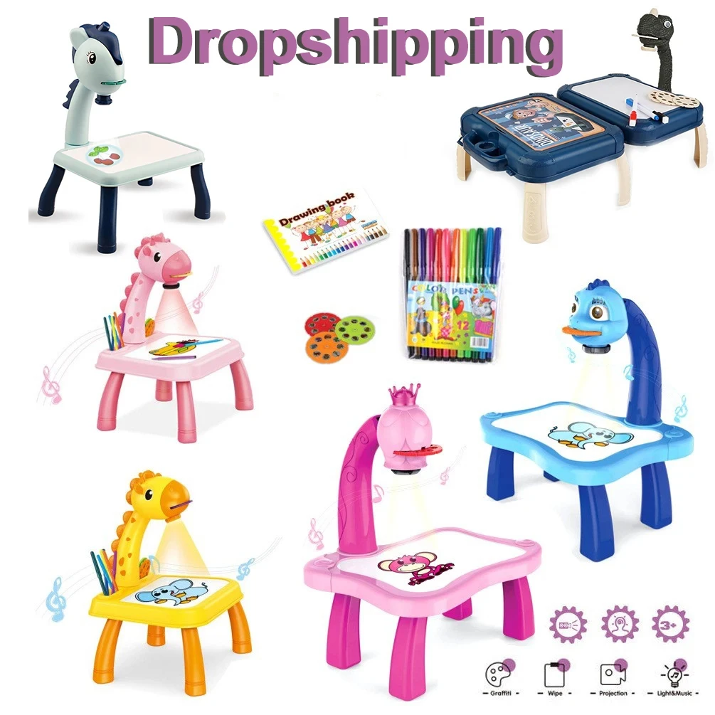 الأطفال جهاز عرض (بروجكتور) لي - مراجعة Drawing Projector Kids وسعره