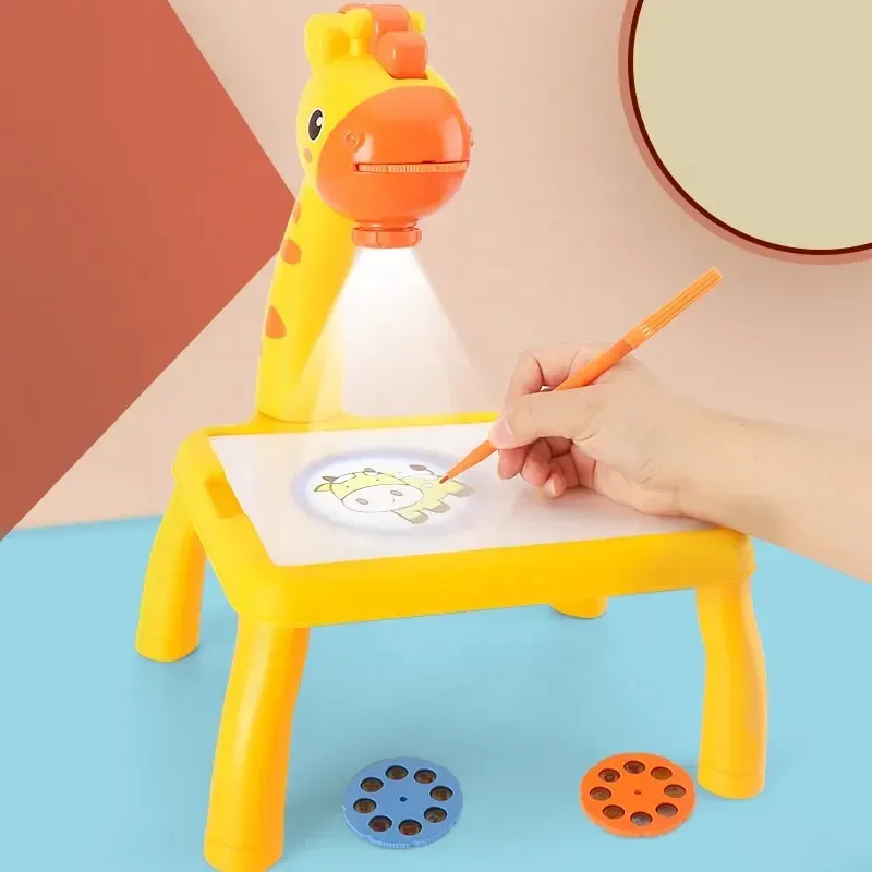 لوحة عرض LED على شكل زرافة للك - مراجعة Drawing Projector Kids وسعره