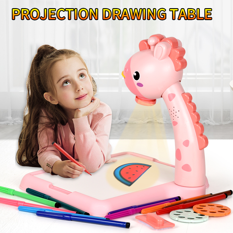 لوحة رسم إسقاط غزال كهربائية م - مراجعة Drawing Projector Kids وسعره