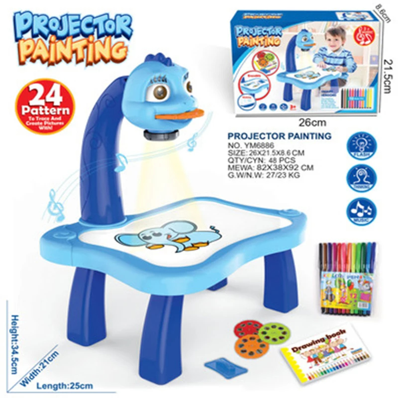 لوحة رسم للأطفال للتعليم المبك - مراجعة Drawing Projector Kids وسعره