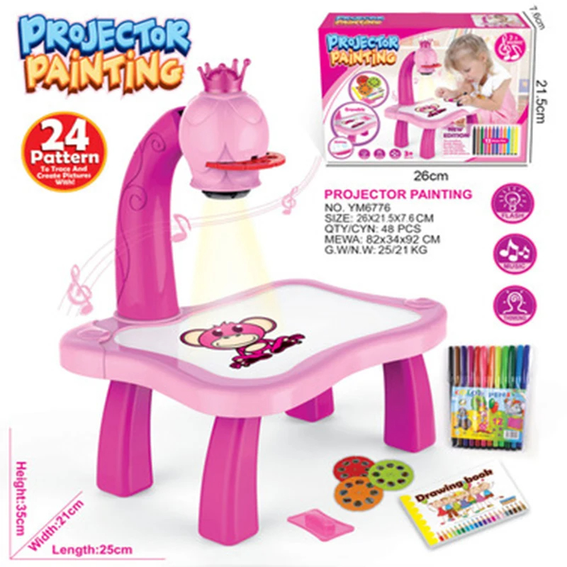 لوحة رسم للأطفال للتعليم المبك - مراجعة Drawing Projector Kids وسعره